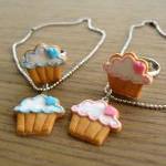 Cupcake Cookie Charm Bracelet - Pink Heart To The..